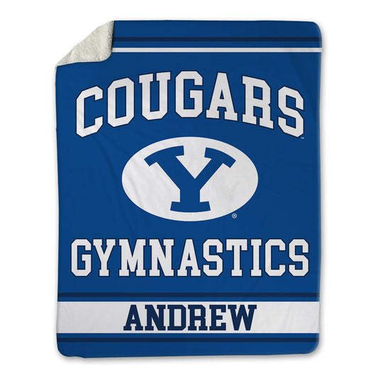 BYU - NCAA Women's Gymnastics : Chiara Andrew - Blanket-0