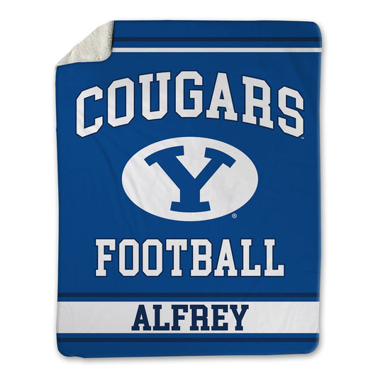 BYU - NCAA Football : Berkley Alfrey - Blanket-0