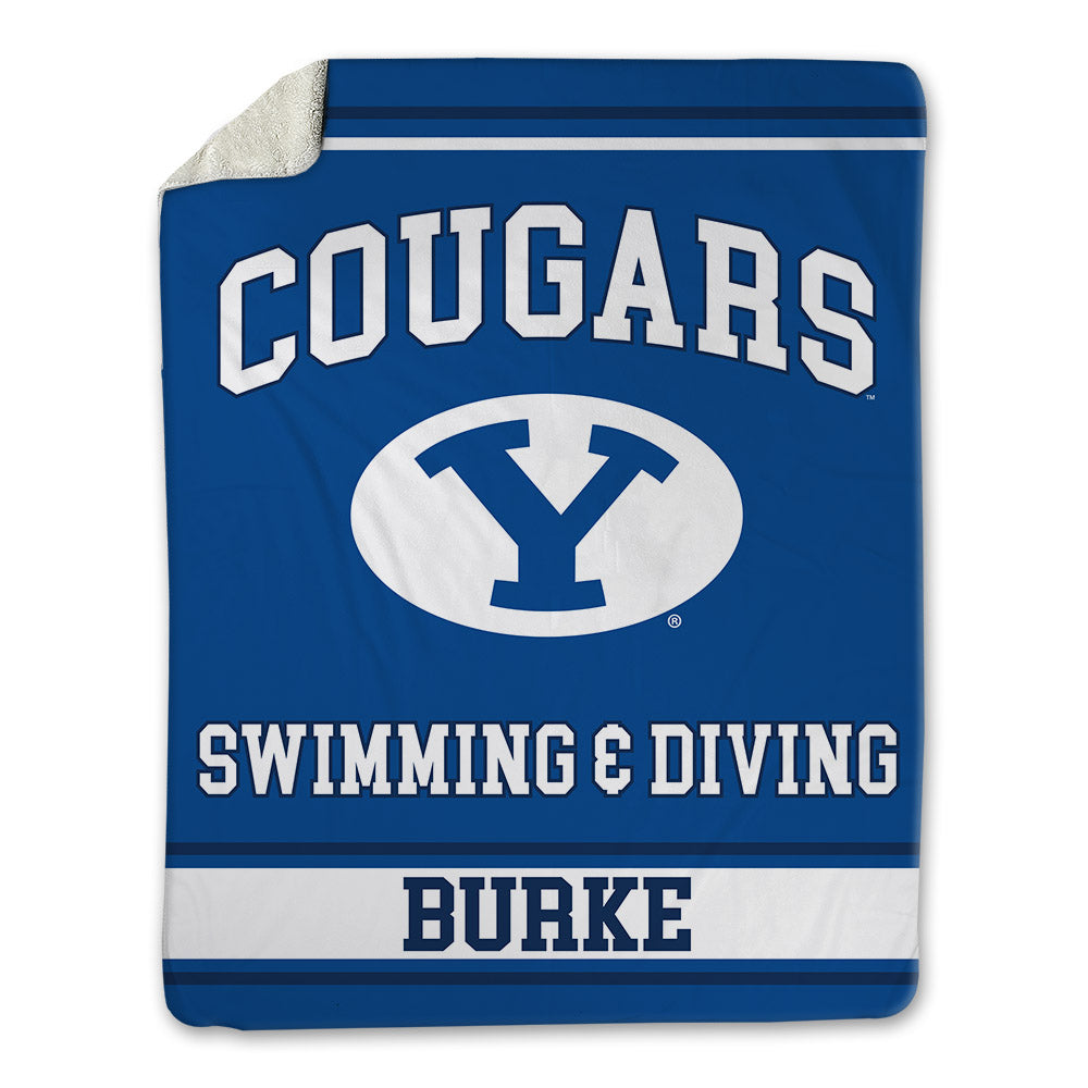 BYU - NCAA Men's Swimming & Diving : Jack Burke - Blanket-0