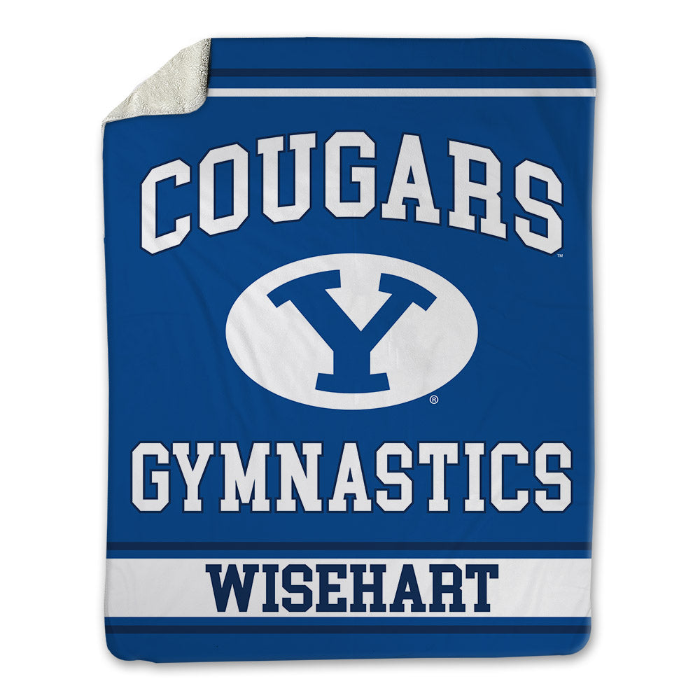 BYU - NCAA Women's Gymnastics : Emily Wisehart - Blanket-0