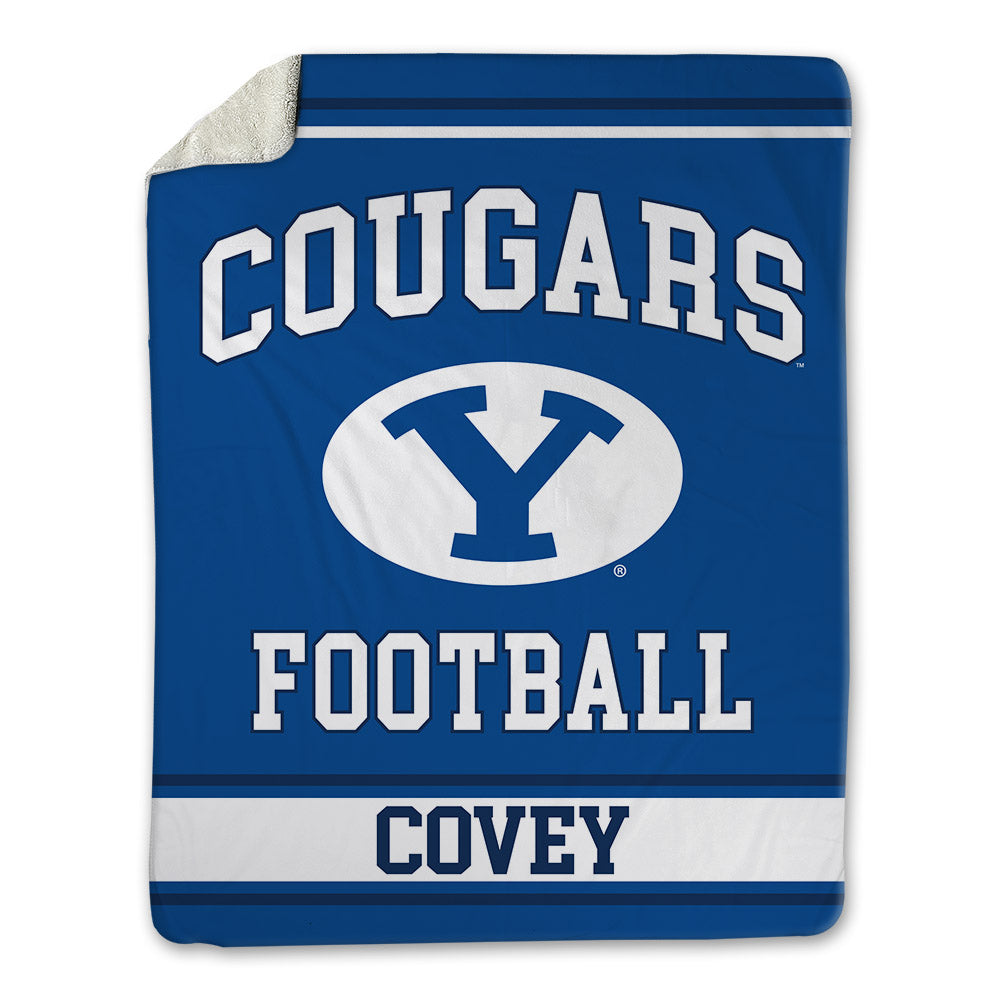 BYU - NCAA Football : Weston Covey - Blanket-0