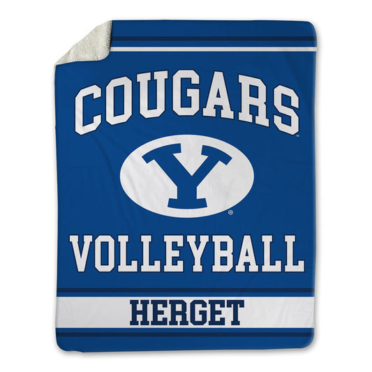 BYU - NCAA Men's Volleyball : Trevor Herget - Blanket-0