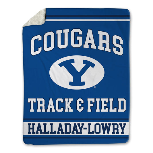 BYU - NCAA Women's Track & Field : Lexy Halladay-Lowry - Blanket-0