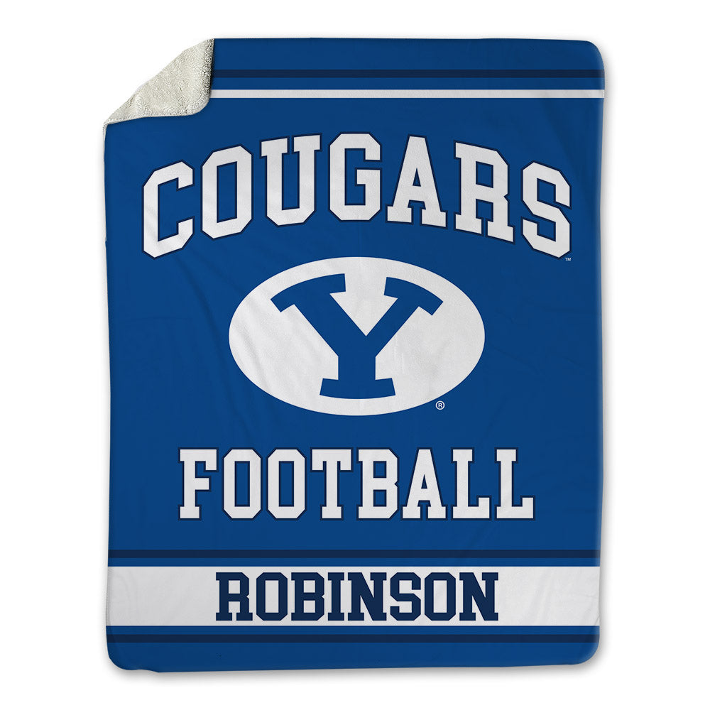 BYU - NCAA Football : Jakob Robinson - Blanket-0