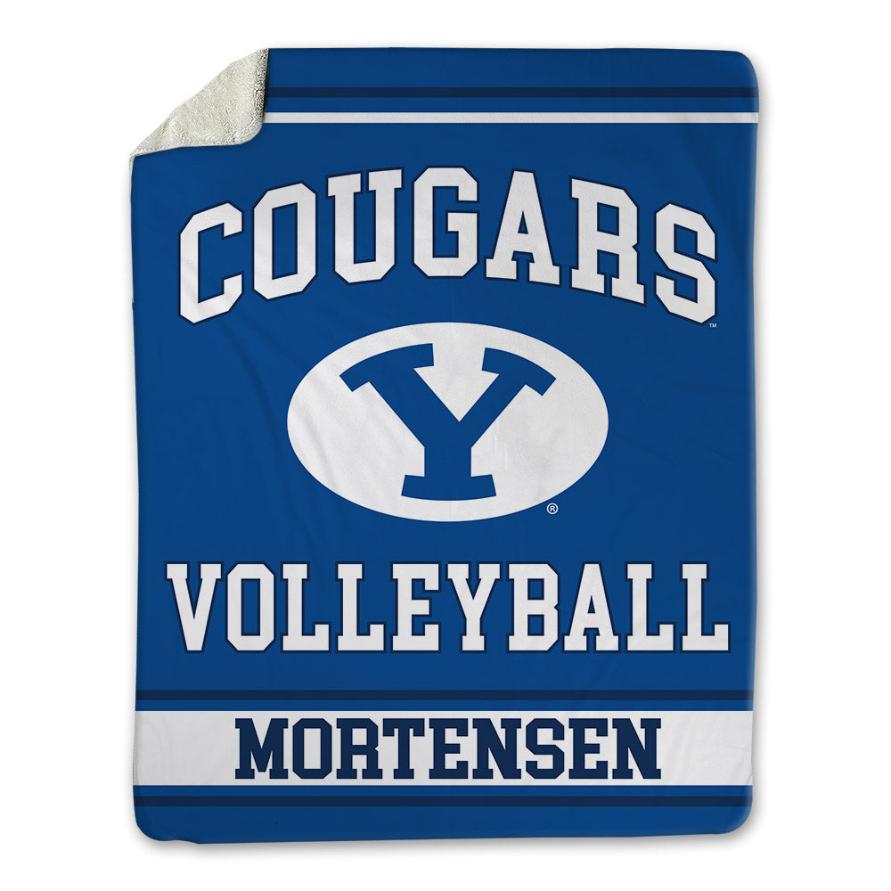 BYU - NCAA Women's Volleyball : Elina Mortensen - Blanket-0