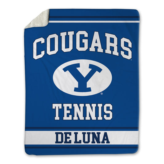 BYU - NCAA Women's Tennis : Xenia de Luna - Blanket-0