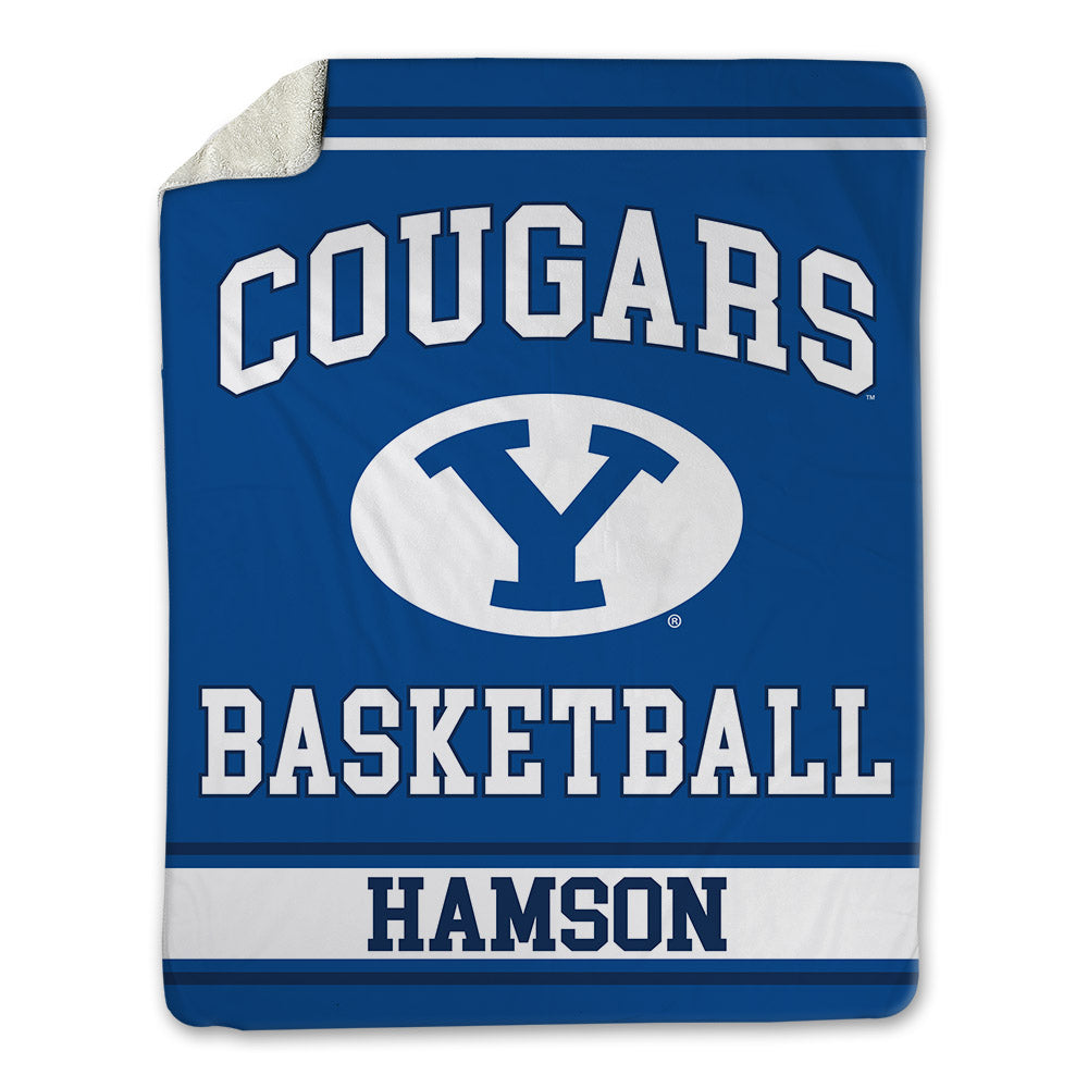 BYU - NCAA Women's Basketball : Heather Hamson - Blanket-0