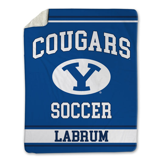 BYU - NCAA Women's Soccer : Ella Labrum - Blanket-0