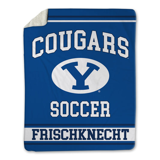 BYU - NCAA Women's Soccer : Avery Frischknecht - Blanket-0