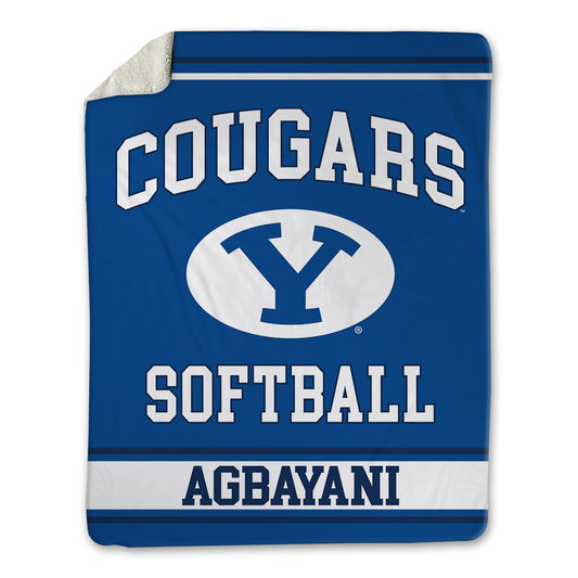 BYU - NCAA Softball : Aleia Agbayani - Blanket-0