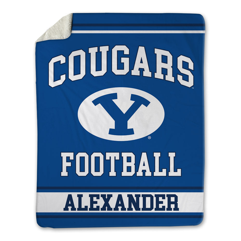 BYU - NCAA Football : Brigham Alexander - Blanket-0