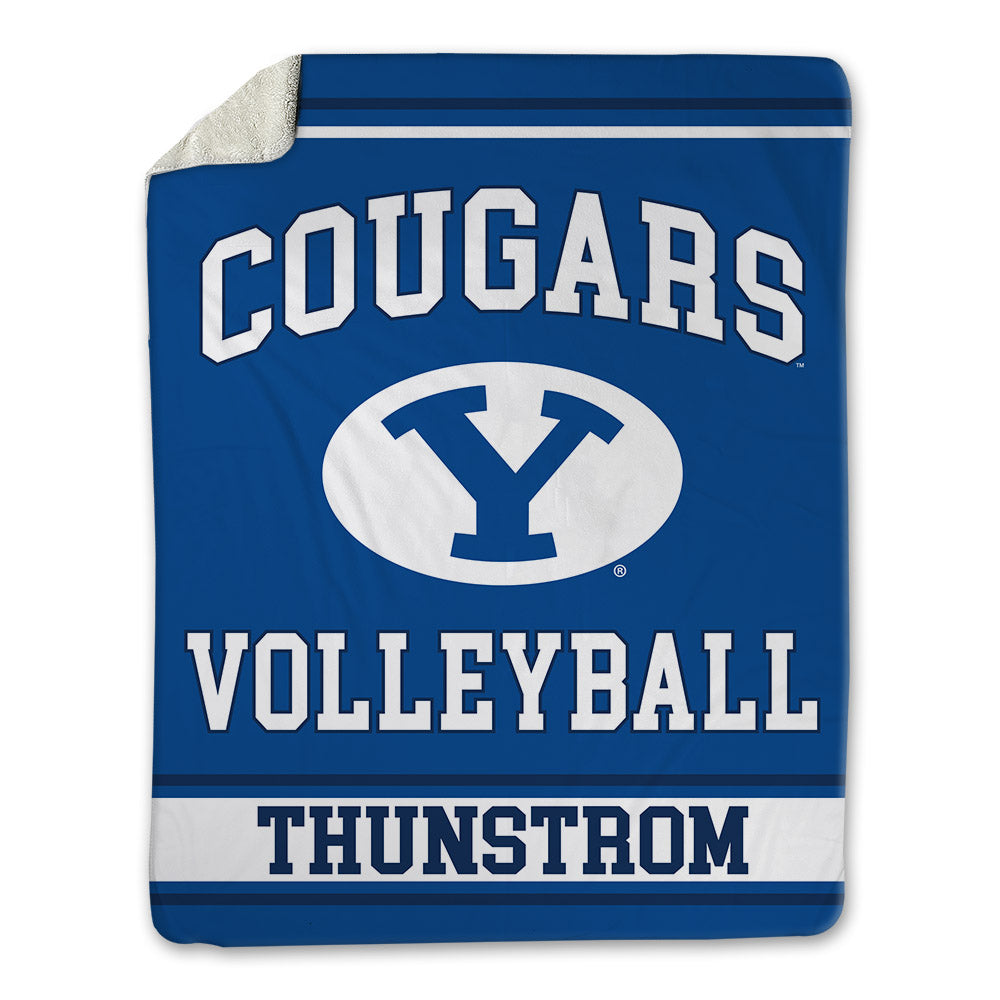 BYU - NCAA Women's Volleyball : Kalia Thunstrom - Blanket-0