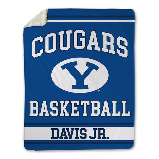 BYU - NCAA Men's Basketball : Kennard Davis Jr. - Blanket-0