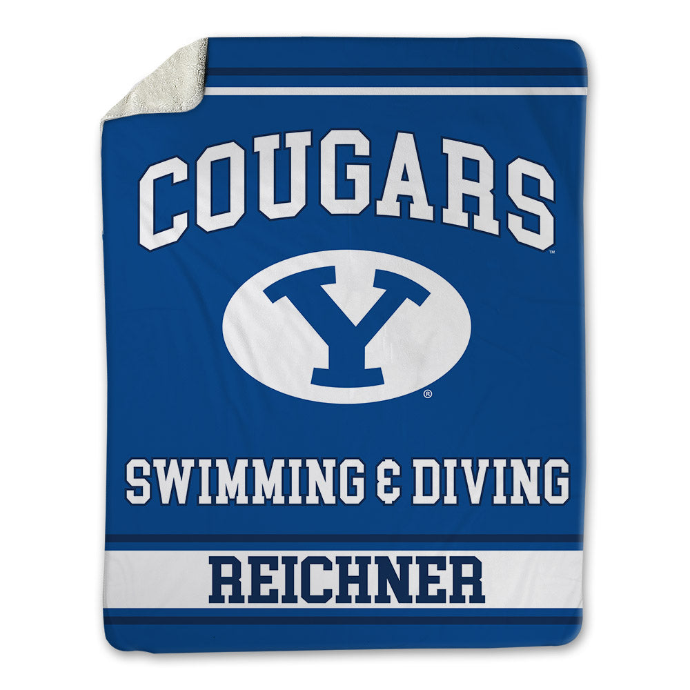 BYU - NCAA Women's Swimming & Diving : Annie Reichner - Blanket-0