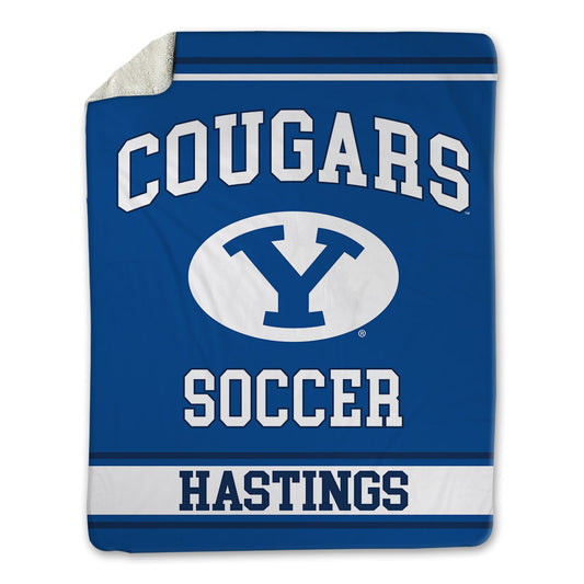 BYU - NCAA Women's Soccer : Kyleigh Hastings - Blanket-0