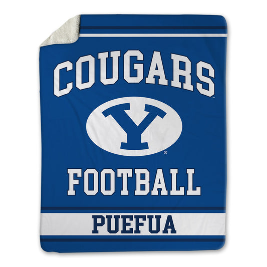 BYU - NCAA Football : Alvin Puefua - Blanket-0