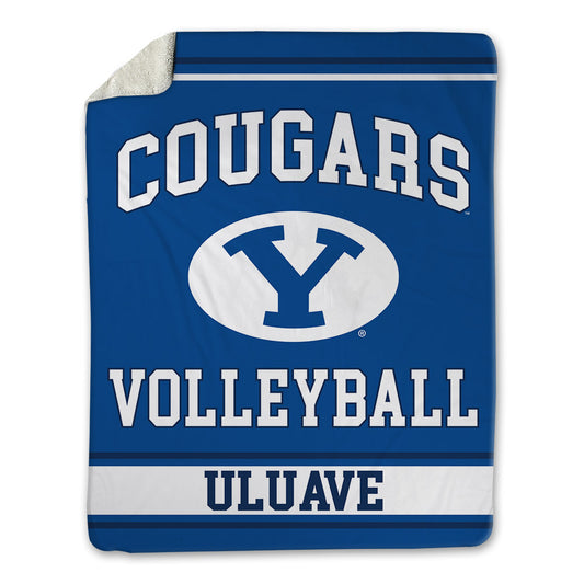 BYU - NCAA Women's Volleyball : Lulu Uluave - Blanket-0