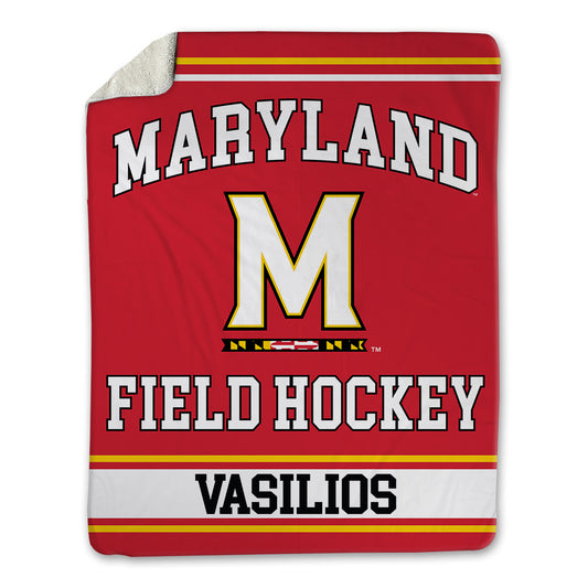 Maryland - NCAA Women's Field Hockey : Maddie Vasilios - Blanket-0