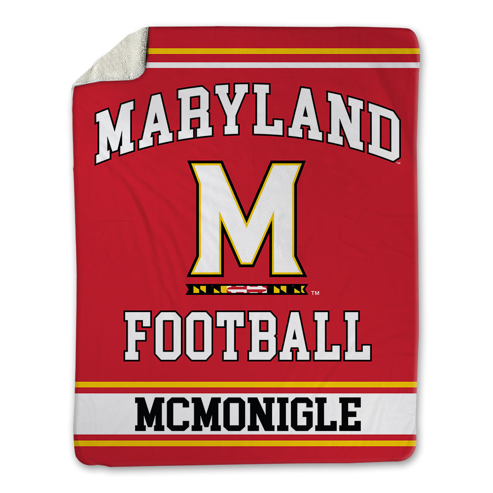 Maryland - NCAA Football : Michael McMonigle - Blanket-0