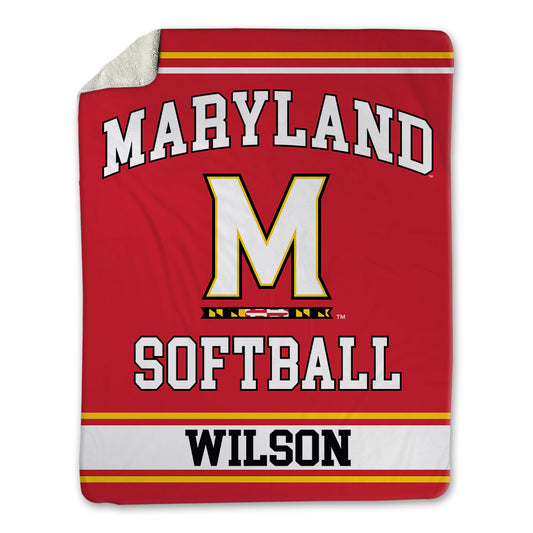 Maryland - NCAA Softball : Gracie Wilson - Blanket-0