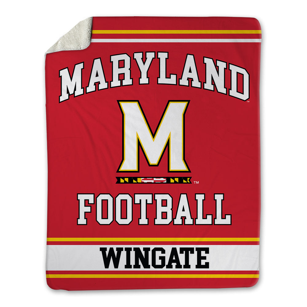 Maryland - NCAA Football : Daniel Wingate - Blanket-0
