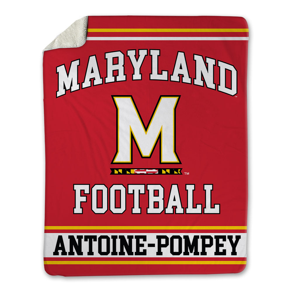 Maryland - NCAA Football : Sebastian Antoine-Pompey - Blanket-0