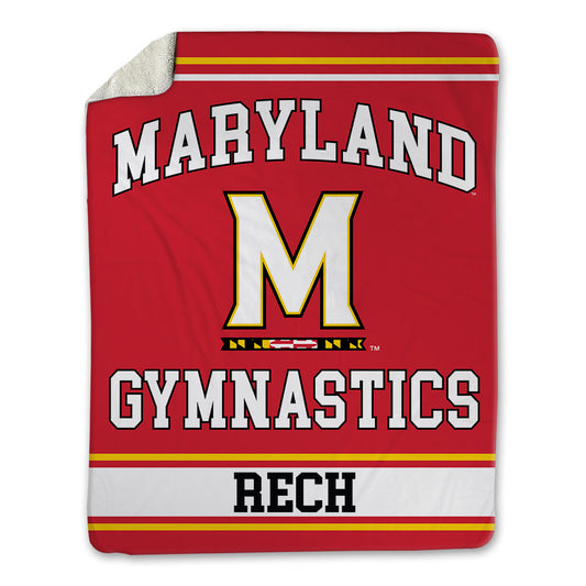 Maryland - NCAA Women's Gymnastics : Taylor Rech - Blanket-0