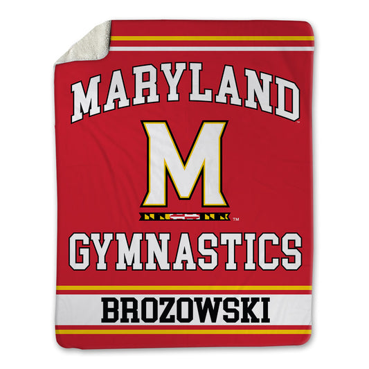 Maryland - NCAA Women's Gymnastics : Tasha Brozowski - Blanket-0