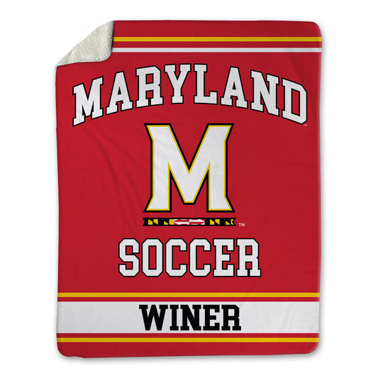 Maryland - NCAA Women's Soccer : Samantha Winer - Blanket-0