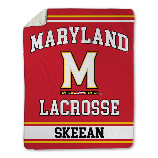 Maryland - NCAA Men's Lacrosse : Oliver Skeean - Blanket-0