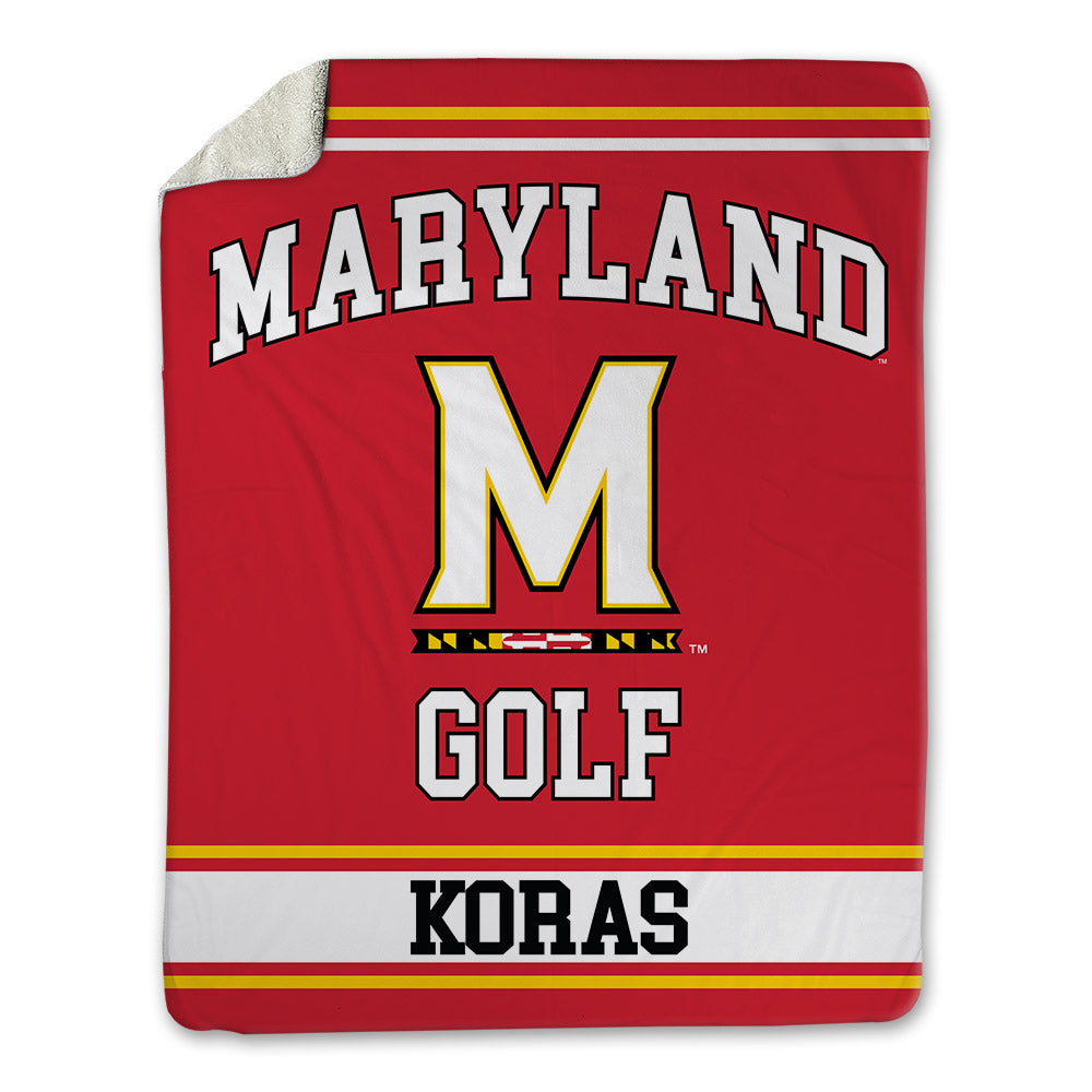 Maryland - NCAA Men's Golf : Will Koras - Blanket-0
