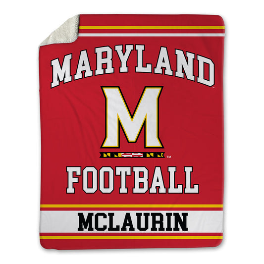 Maryland - NCAA Football : Josiah Mclaurin - Blanket-0