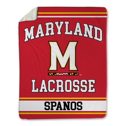 Maryland - NCAA Men's Lacrosse : Eric Spanos - Blanket-0