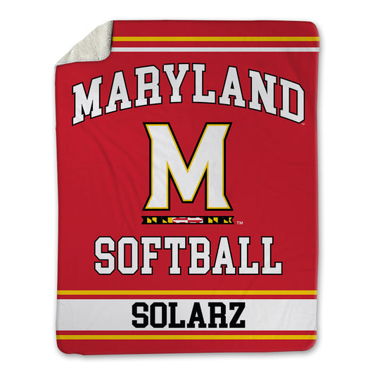 Maryland - NCAA Softball : Gracelyn Solarz - Blanket-0