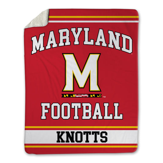 Maryland - NCAA Football : Shaleak Knotts - Blanket-0