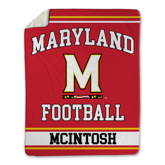 Maryland - NCAA Football : Shamar McIntosh - Blanket-0
