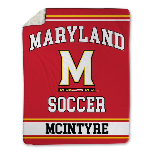 Maryland - NCAA Women's Soccer : Lisa McIntyre - Blanket-0