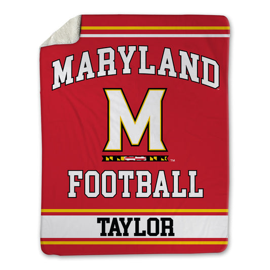 Maryland - NCAA Football : Nahsir Taylor - Blanket-0