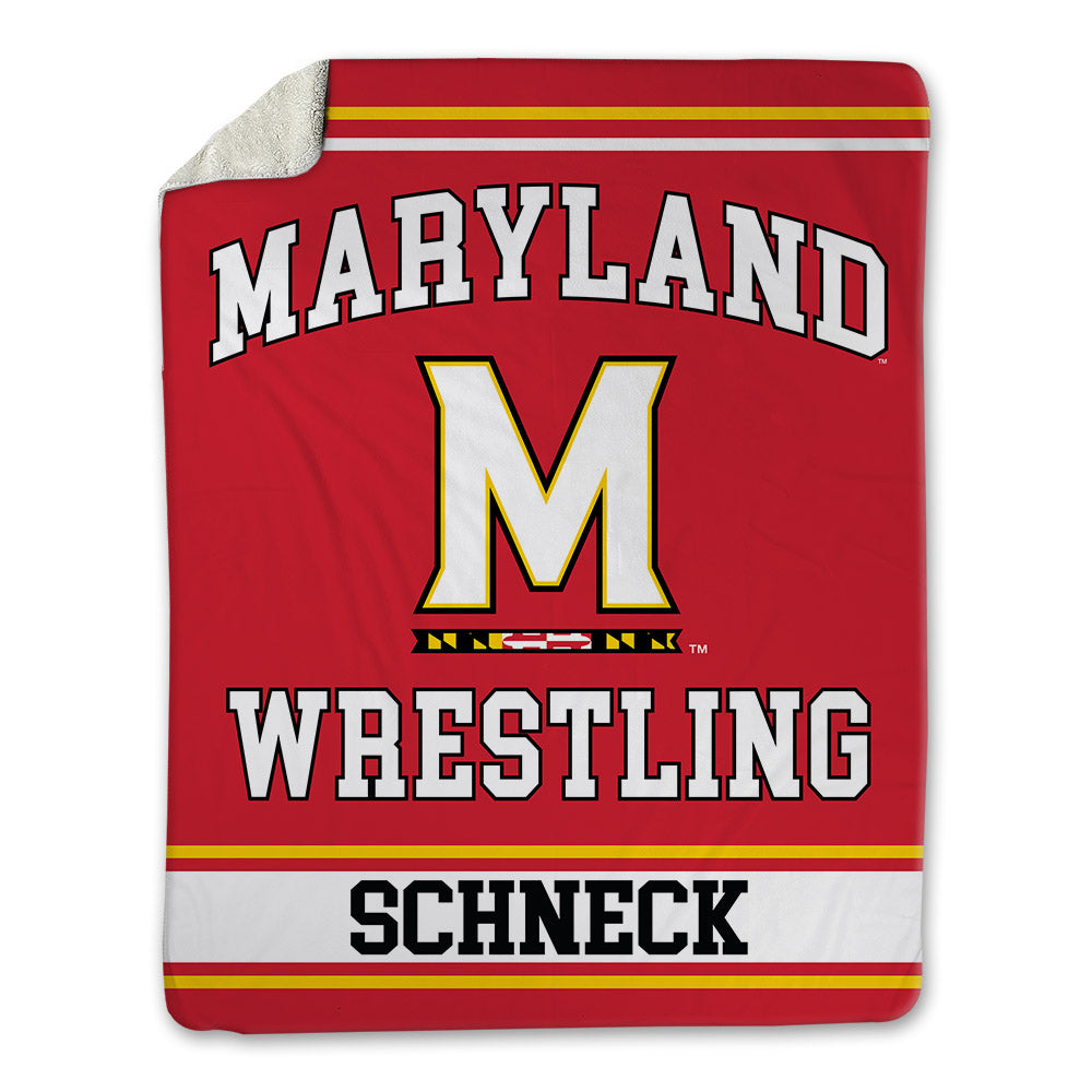 Maryland - NCAA Wrestling : Joey Schneck - Blanket-0