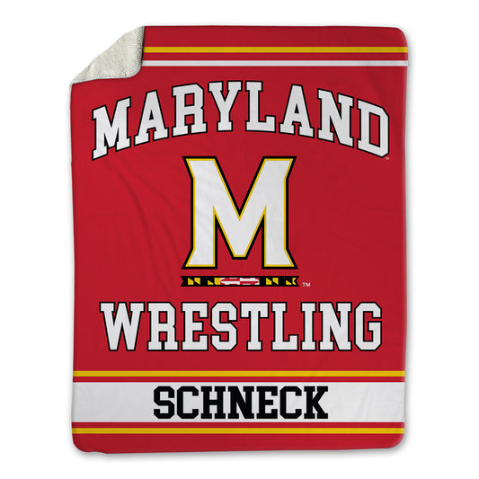 Maryland - NCAA Wrestling : Joey Schneck - Blanket-0