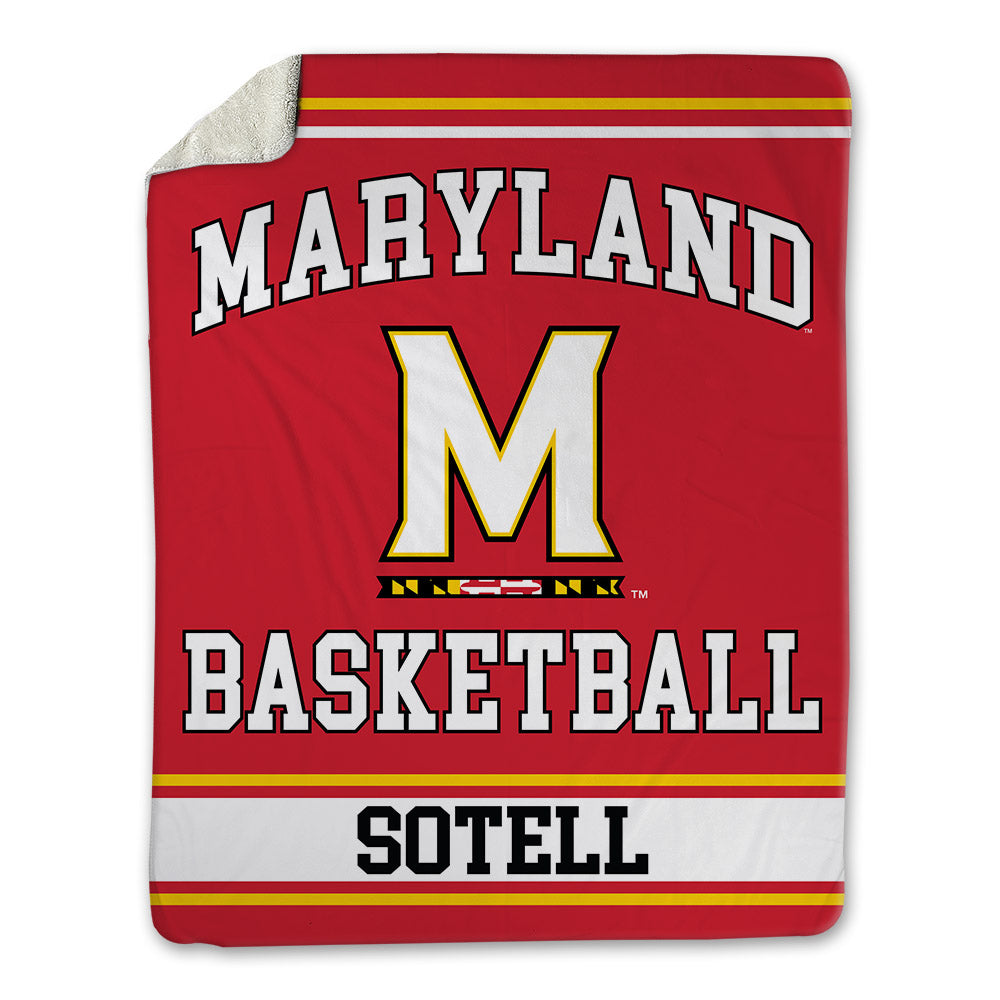 Maryland - NCAA Men's Basketball : Lukas Sotell - Blanket-0