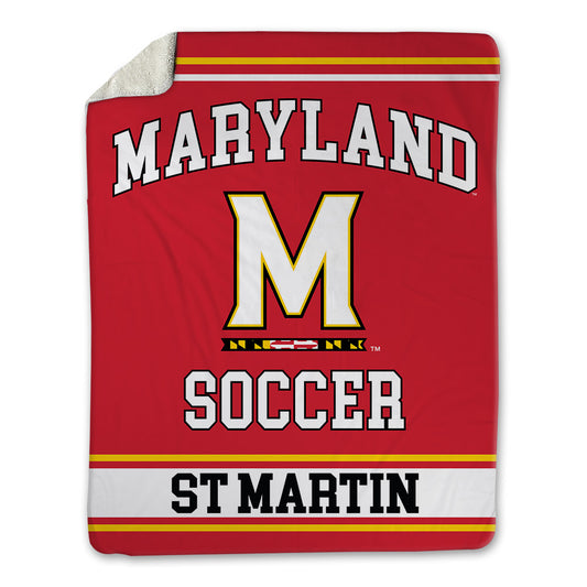 Maryland - NCAA Men's Soccer : Brian St Martin - Blanket-0