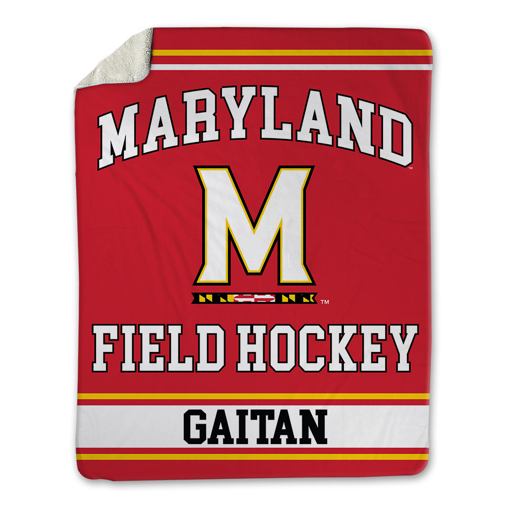 Maryland - NCAA Women's Field Hockey : Ella Gaitan - Blanket-0