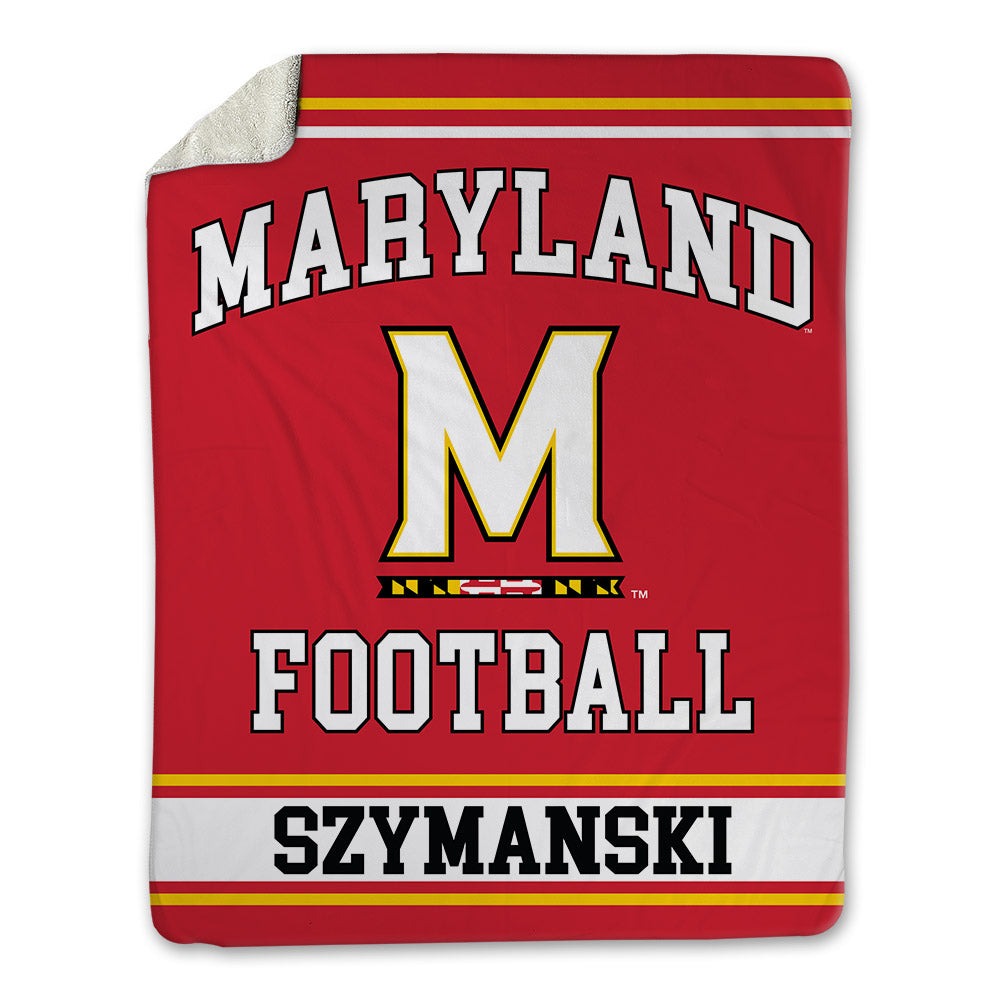 Maryland - NCAA Football : AJ Szymanski - Blanket-0