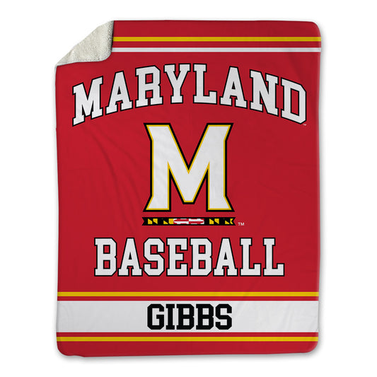 Maryland - NCAA Baseball : Colin Gibbs - Blanket-0