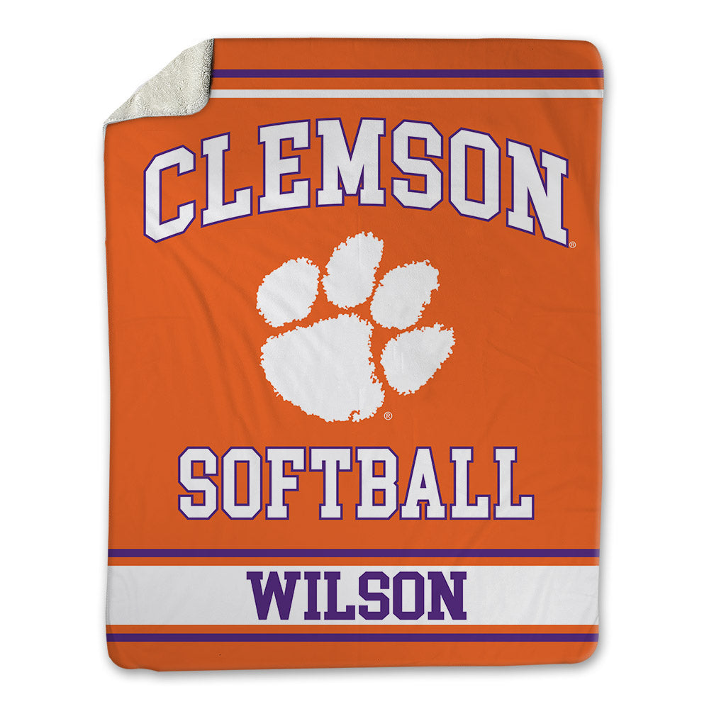 Clemson - NCAA Softball : Ava Wilson - Blanket-0