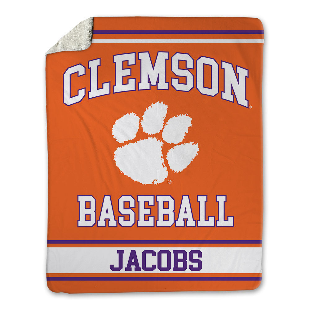 Clemson - NCAA Baseball : Austin Jacobs - Blanket-0