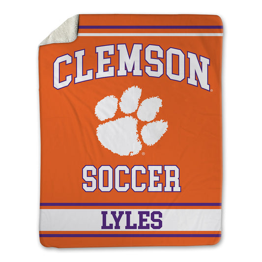 Clemson - NCAA Women's Soccer : Renee Lyles - Blanket-0