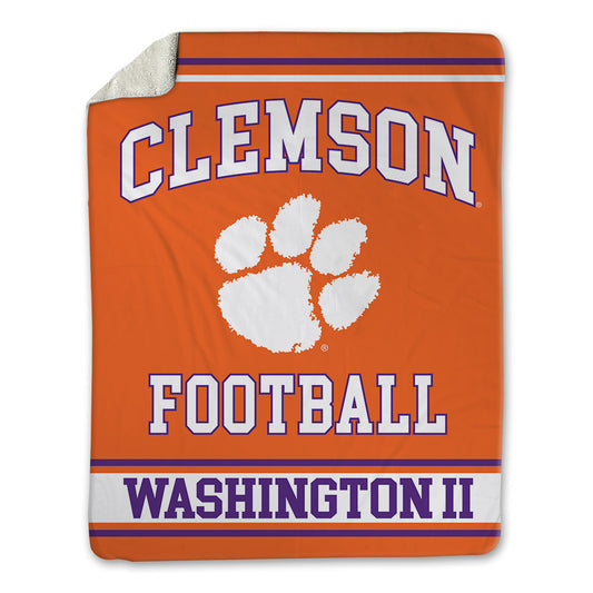Clemson - NCAA Football : Elliot Washington II - Blanket-0