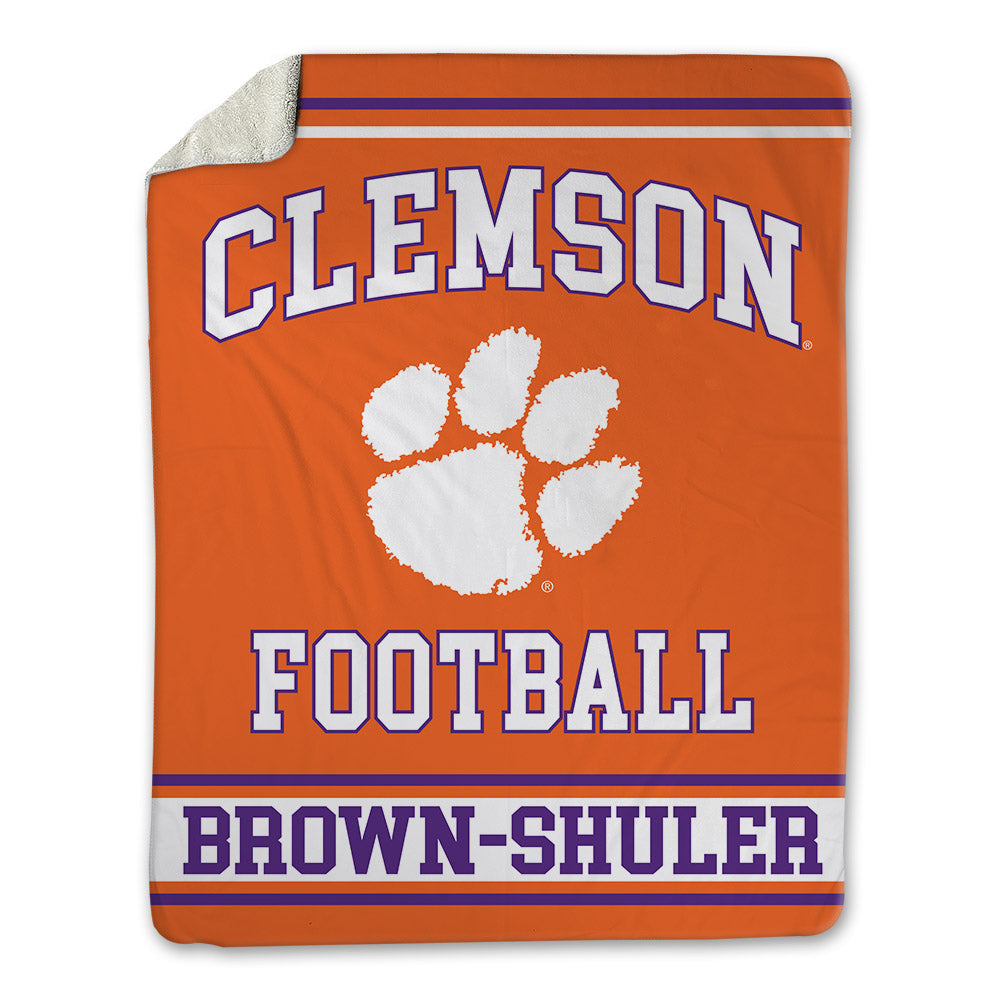 Clemson - NCAA Football : Hevin Brown-Shuler - Blanket-0